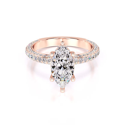 Olivia Lab Grown Diamond Ring | Rose Gold | 1