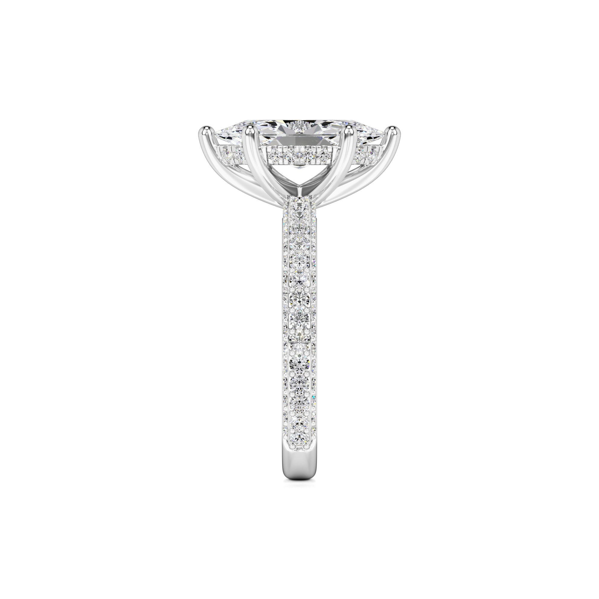 Olivia Lab Grown Diamond Ring | White Gold | 4