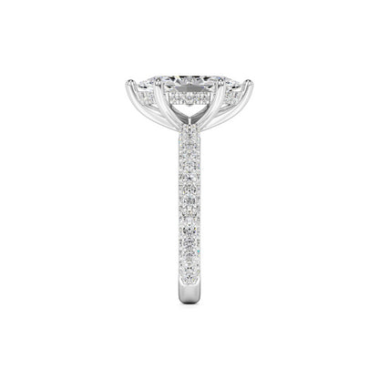 Olivia Lab Grown Diamond Ring | White Gold | 4
