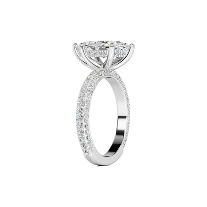 Olivia Lab Grown Diamond Ring | White Gold | 3