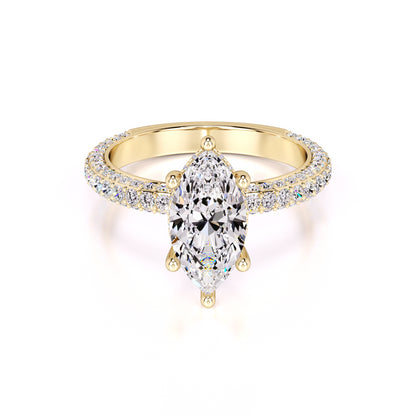 Olivia Lab Grown Diamond Ring | Yellow Gold | 1