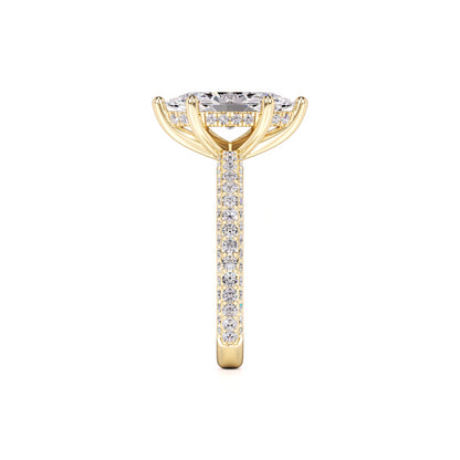Olivia Lab Grown Diamond Ring | Yellow Gold | 4