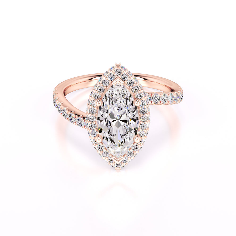 Isabelle Lab Grown Diamond Ring | Rose Gold | 1