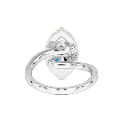 Isabelle Moissanite & Lab Grown Diamond Ring | White Gold | 3