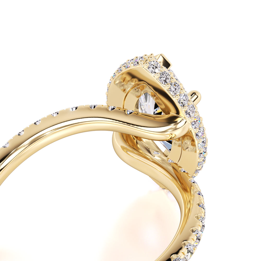 Isabelle Lab Grown Diamond Ring | Yellow Gold | 2