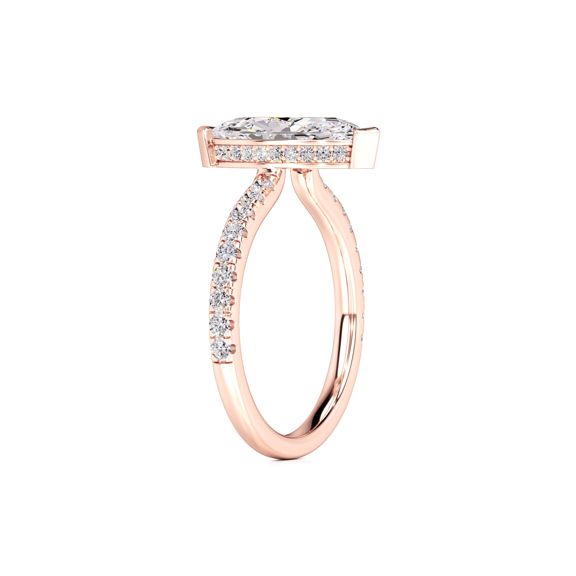 Lexi Lab Grown Diamond Ring | Rose Gold | 3