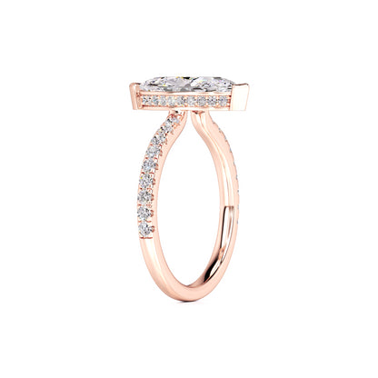 Lexi Lab Grown Diamond Ring | Rose Gold | 3