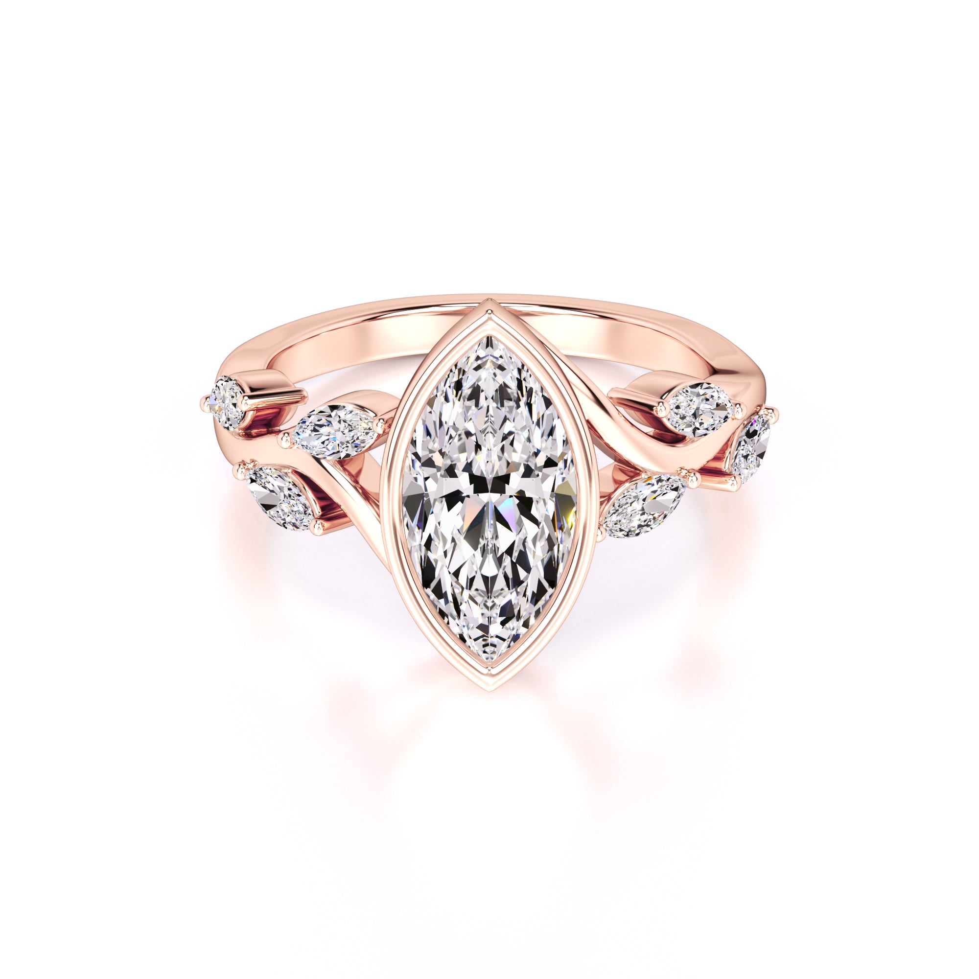 Addie Lab Grown Diamond Ring | Rose Gold | 1