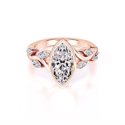 Addie Lab Grown Diamond Ring | Rose Gold | 1