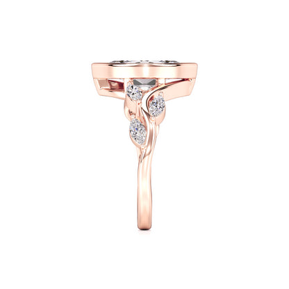 Addie Lab Grown Diamond Ring | Rose Gold | 4