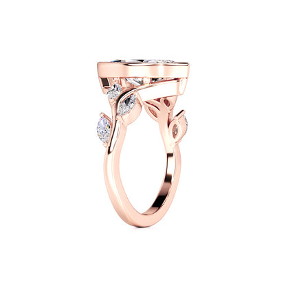 Addie Lab Grown Diamond Ring | Rose Gold | 3