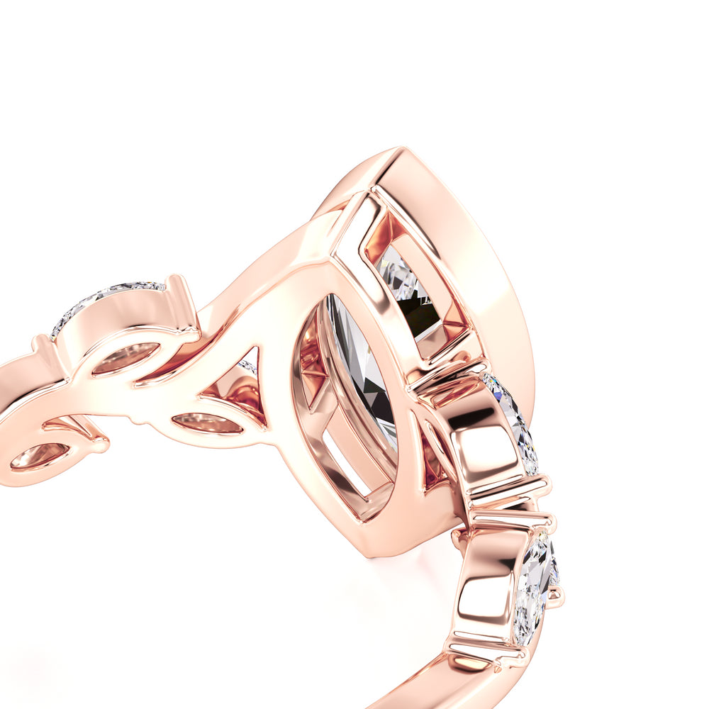 Addie Lab Grown Diamond Ring | Rose Gold | 2