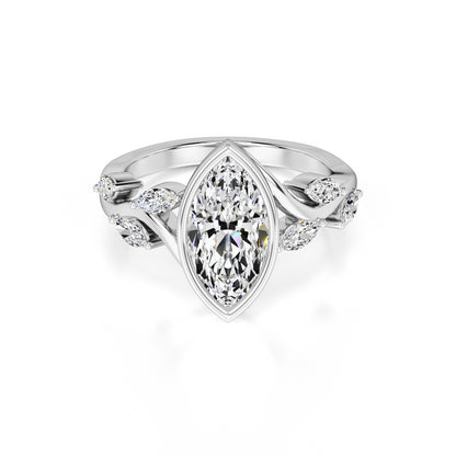 Addie Lab Grown Diamond Ring | White Gold | 1