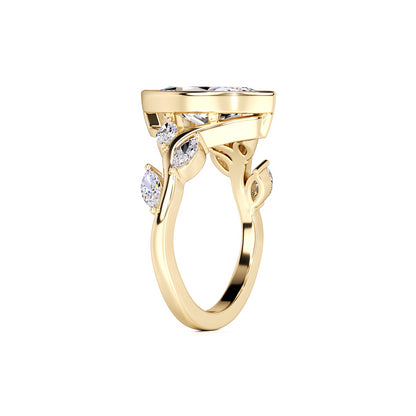 Addie Lab Grown Diamond Ring | Yellow Gold | 3