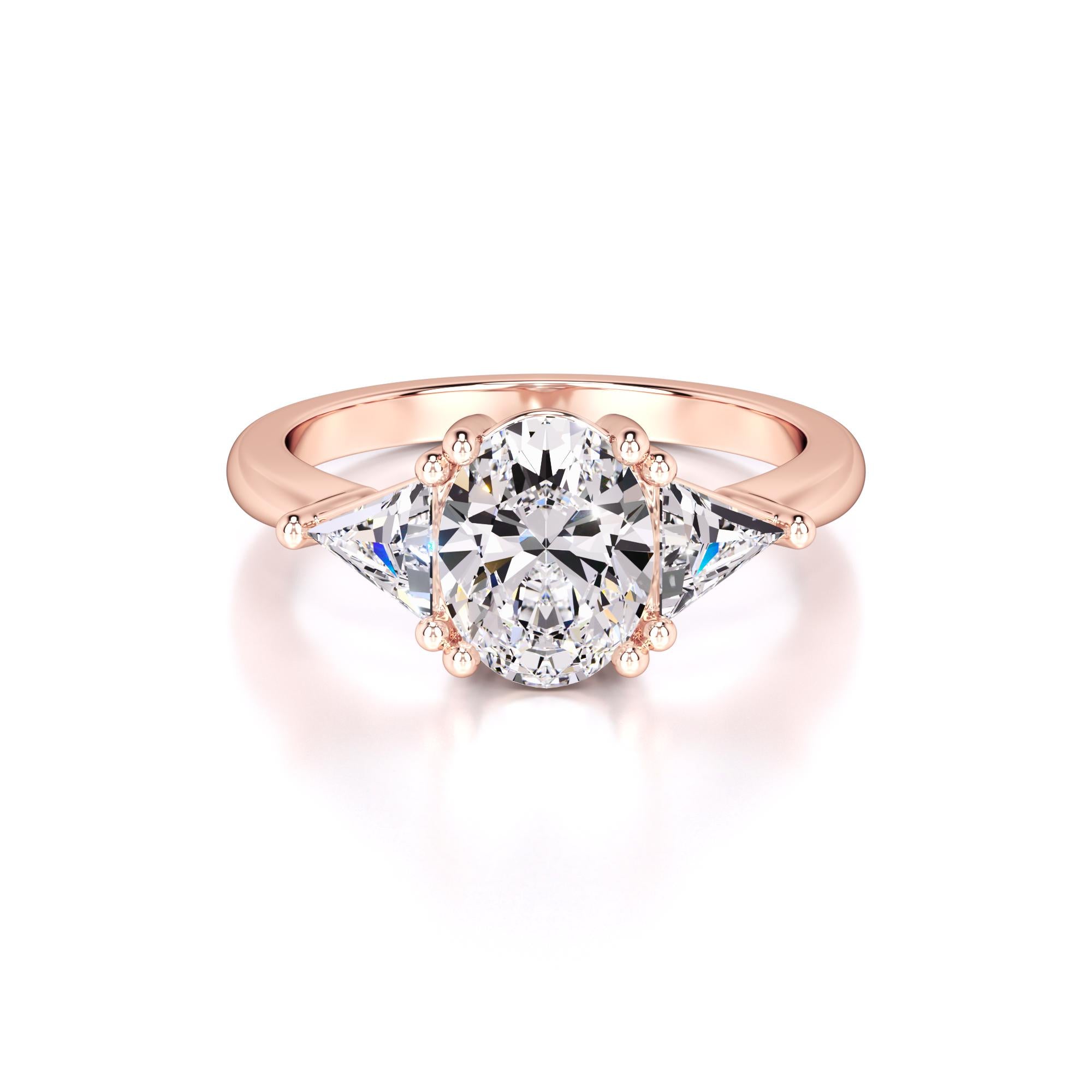 Haven Lab Grown Diamond Ring | Rose Gold | 1