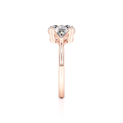 Haven Lab Grown Diamond Ring | Rose Gold | 4