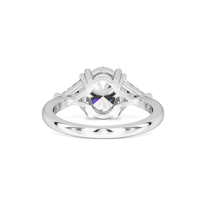 Haven Moissanite & Lab Grown Diamond Ring | White Gold | 3