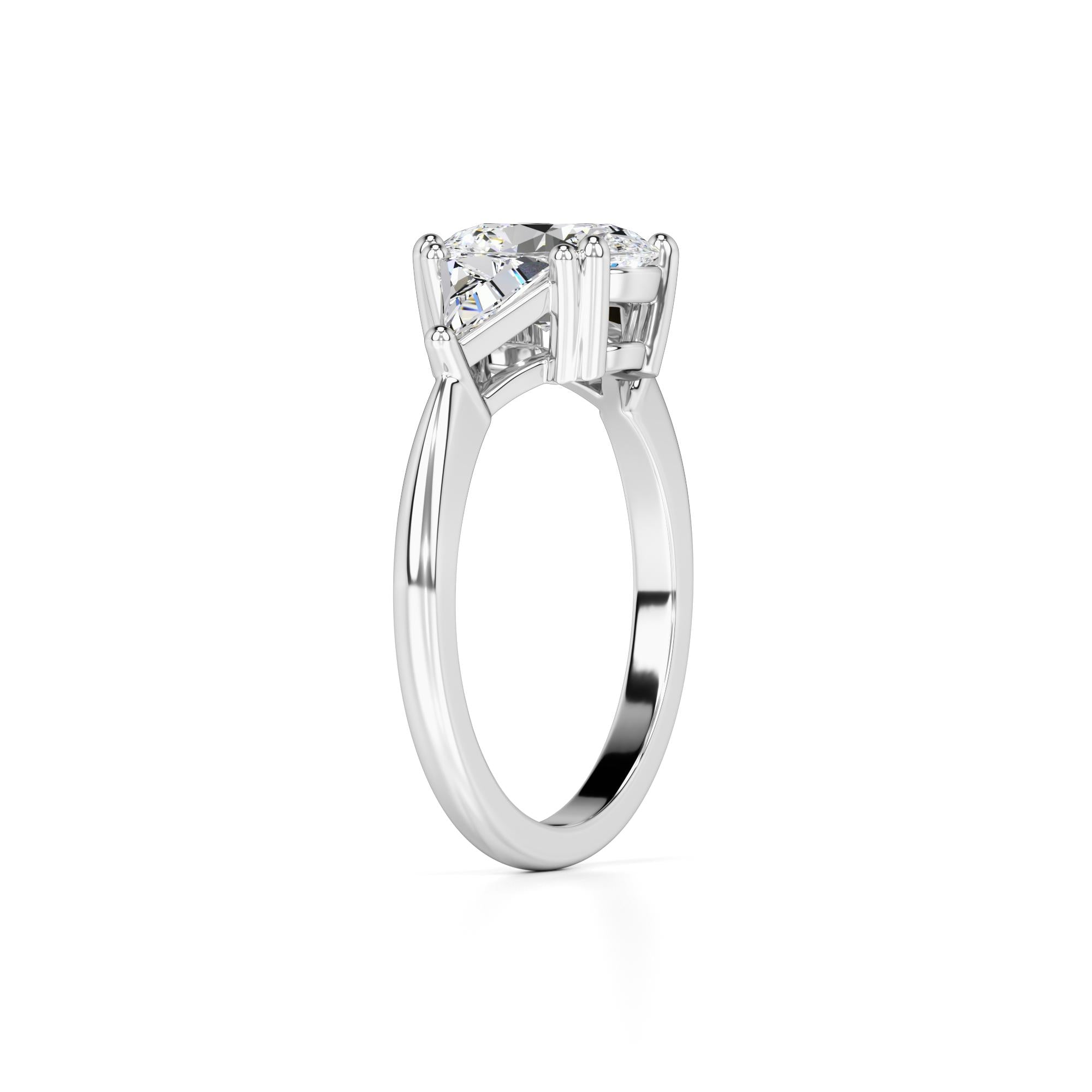 Haven Lab Grown Diamond Ring | White Gold | 3