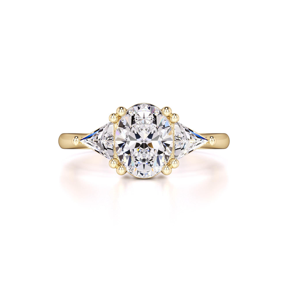 Haven Moissanite & Lab Grown Diamond Ring | Yellow Gold | 1
