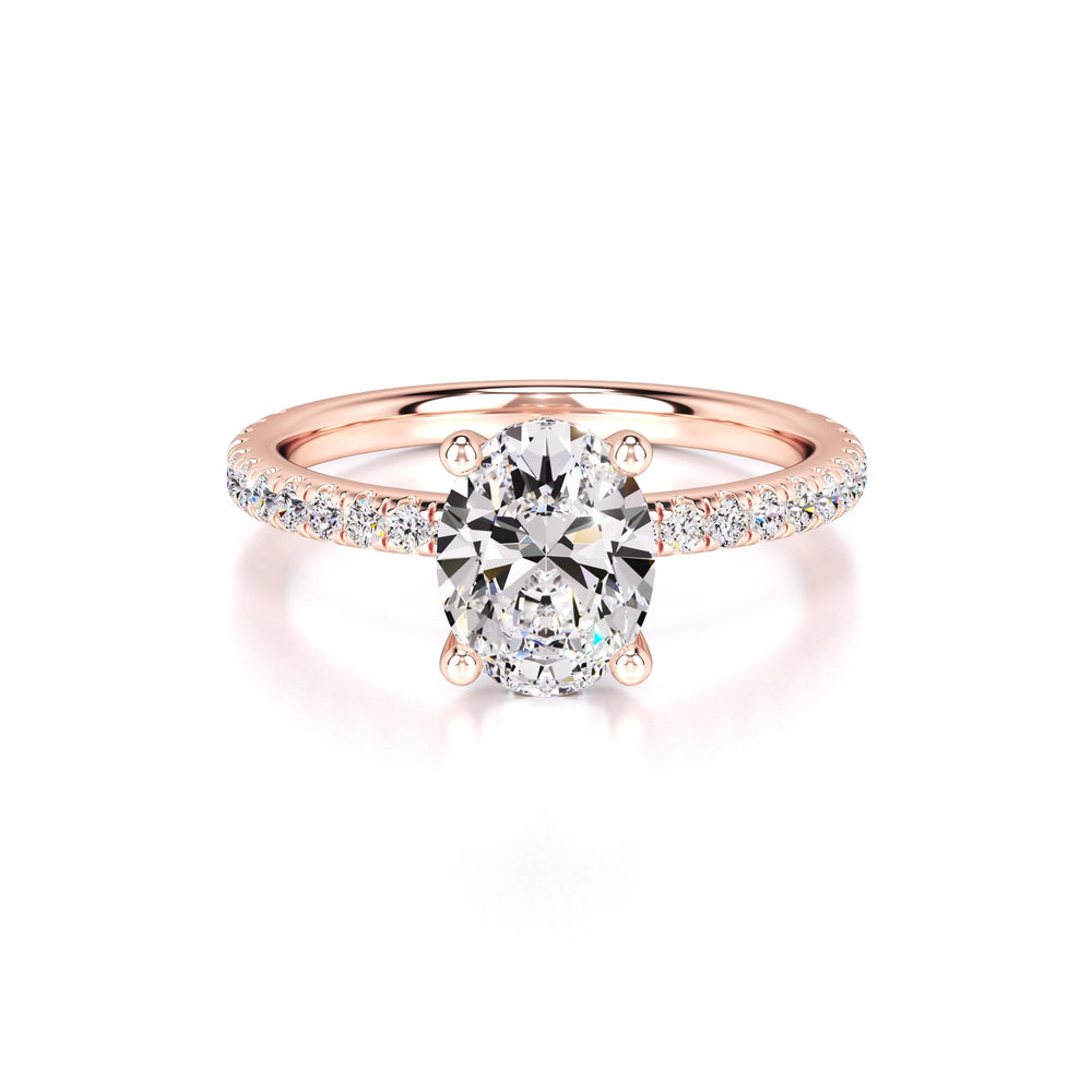 Skylar Lab Grown Diamond Ring | Rose Gold | 1