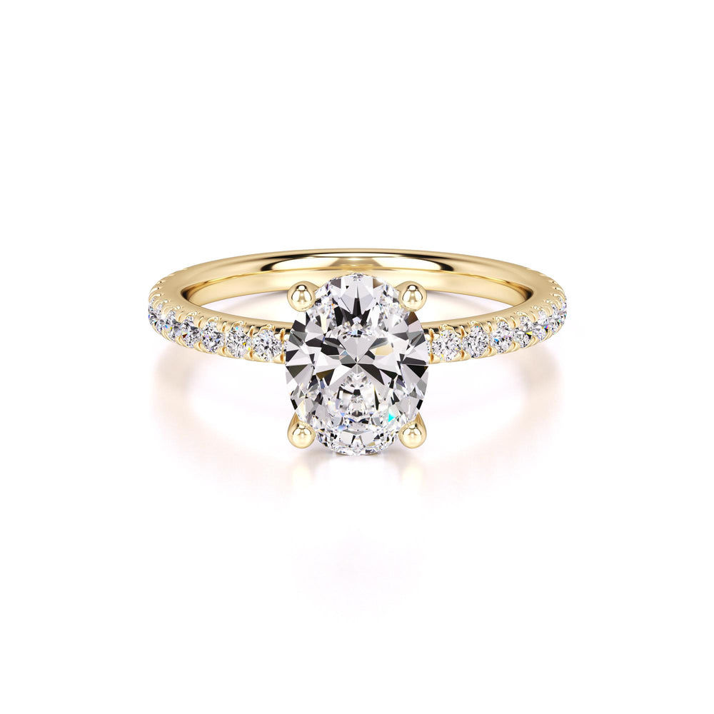 Skylar Lab Grown Diamond Ring | Yellow Gold | 1