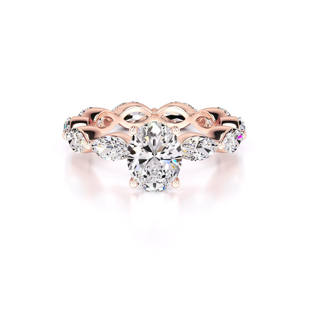 Katie Lab Grown Diamond Ring | Rose Gold | 1