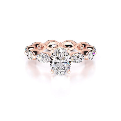 Katie Lab Grown Diamond Ring | Rose Gold | 1