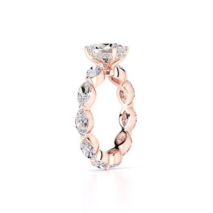 Katie Lab Grown Diamond Ring | Rose Gold | 3