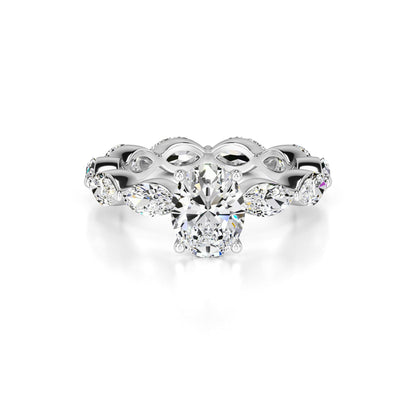 Katie Lab Grown Diamond Ring | White Gold | 1