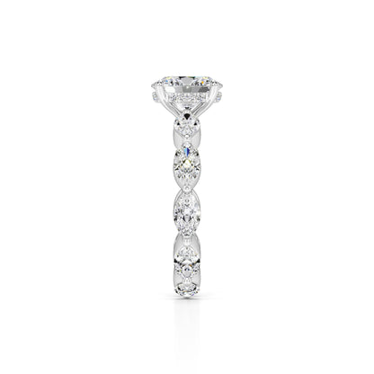 Katie Lab Grown Diamond Ring | White Gold | 4