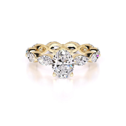 Katie Lab Grown Diamond Ring | Yellow Gold | 1