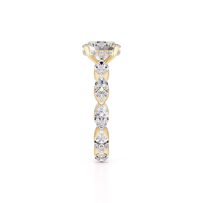Katie Lab Grown Diamond Ring | Yellow Gold | 4