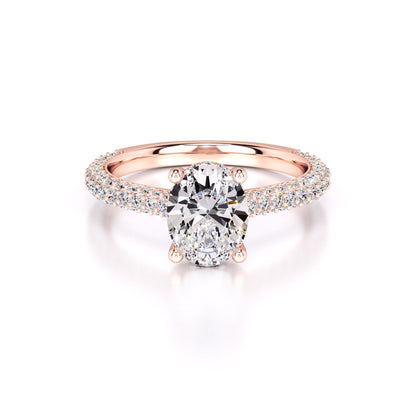 Jessica Lab Grown Diamond Ring | Rose Gold | 1