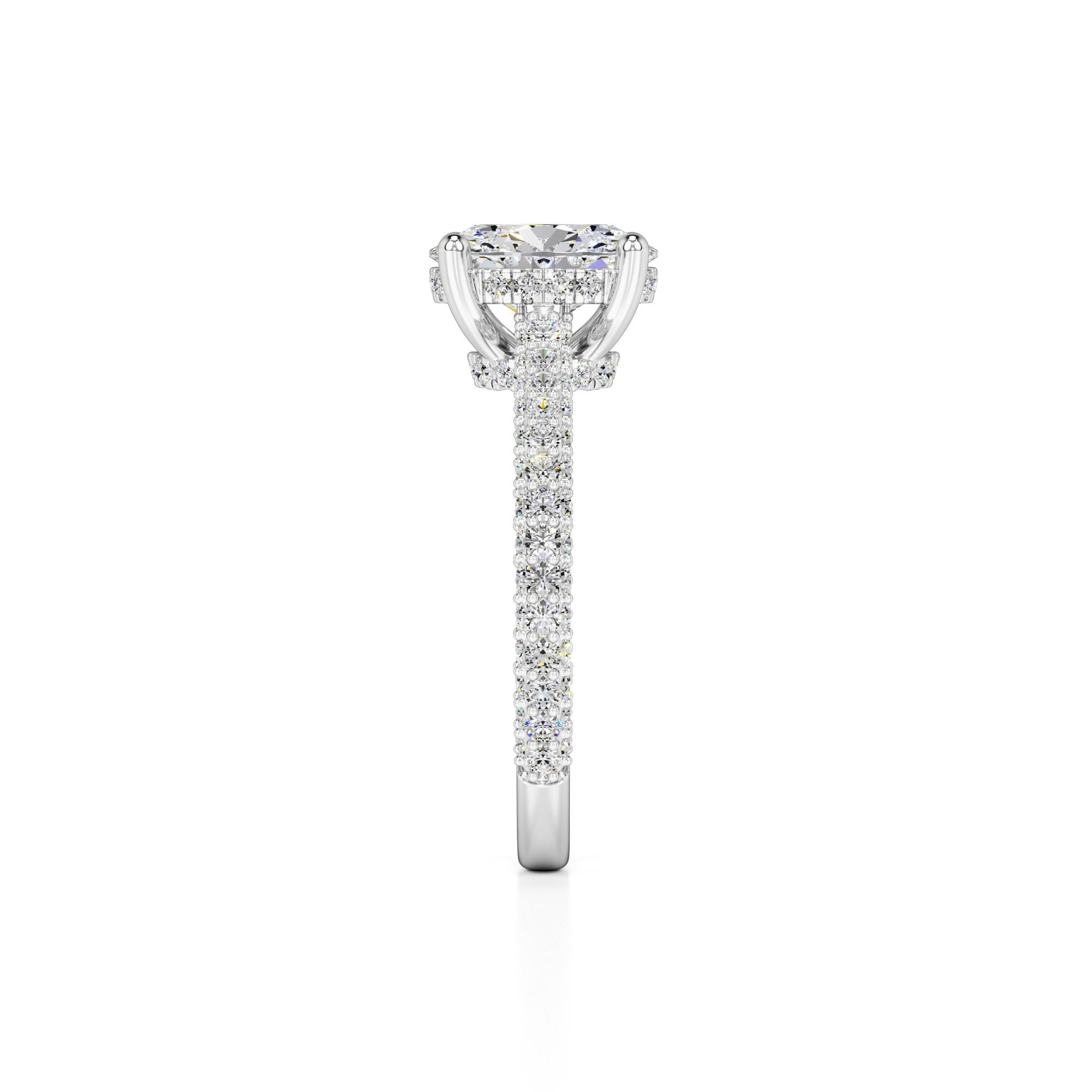 Jessica Lab Grown Diamond Ring | White Gold | 4