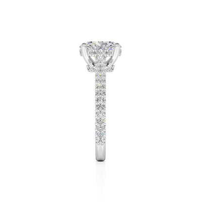 Jessica Lab Grown Diamond Ring | White Gold | 4