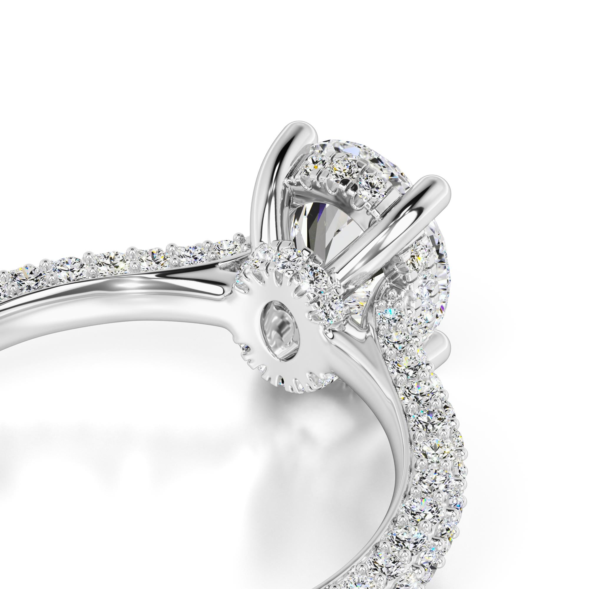 Jessica Lab Grown Diamond Ring | White Gold | 2