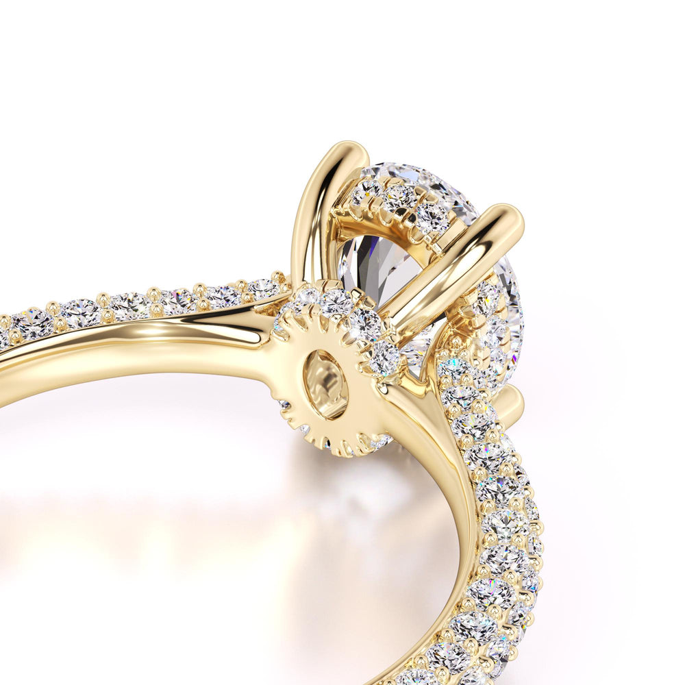 Jessica Lab Grown Diamond Ring | Yellow Gold | 2