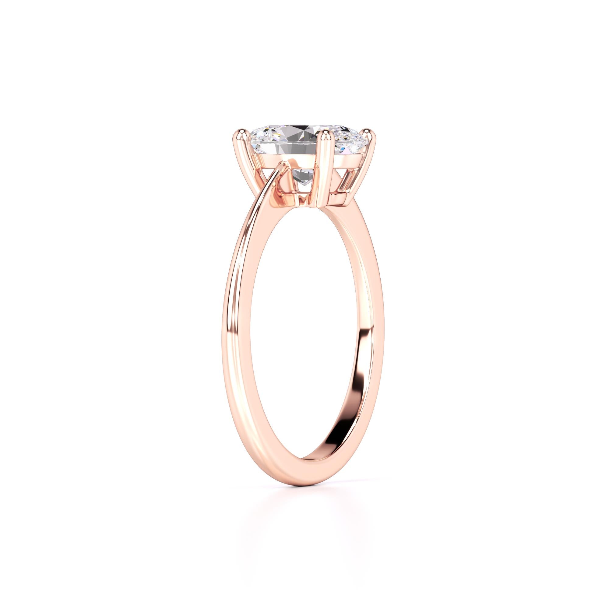 Griffin Lab Grown Diamond Ring | Rose Gold | 3