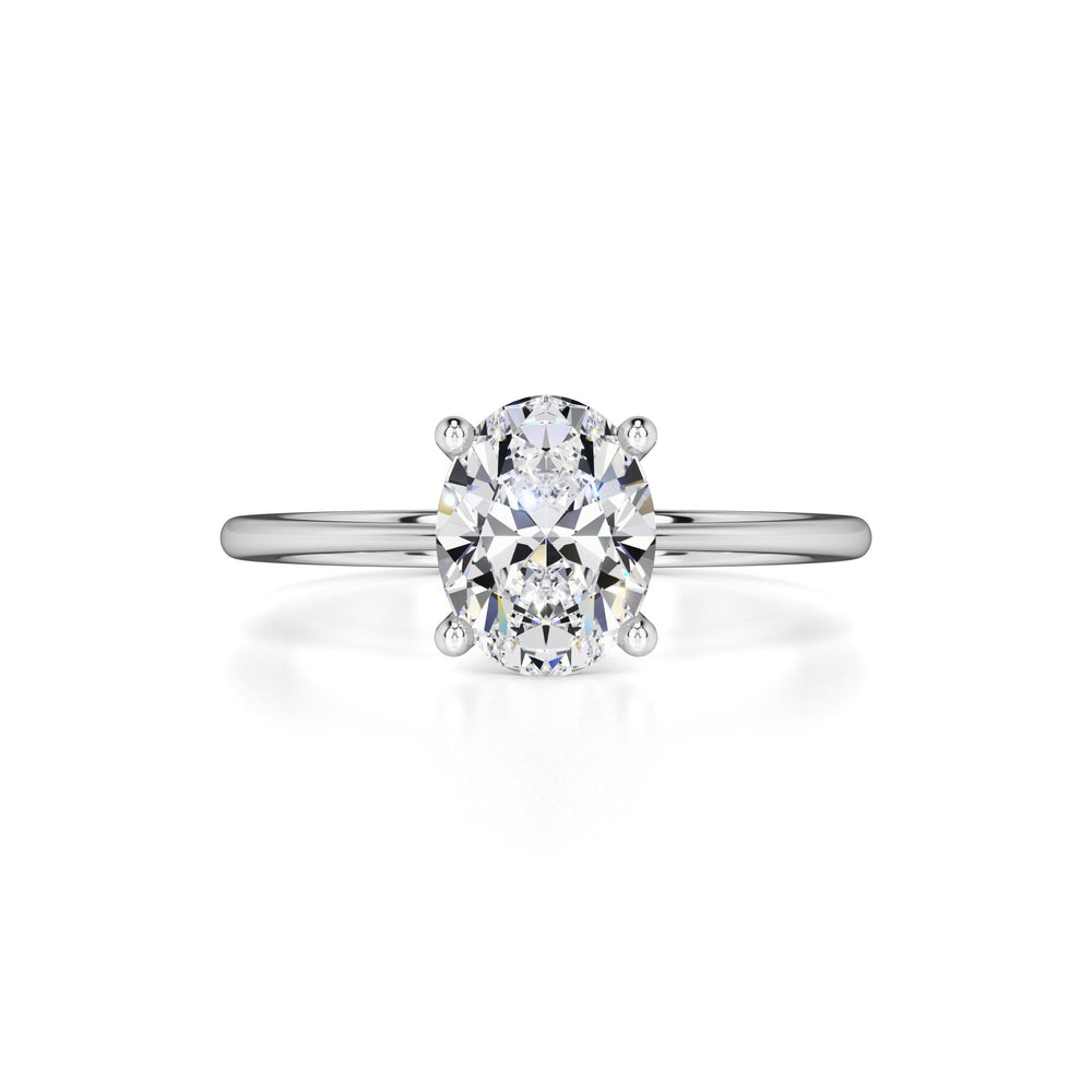 Griffin Moissanite Ring | White Gold | 1