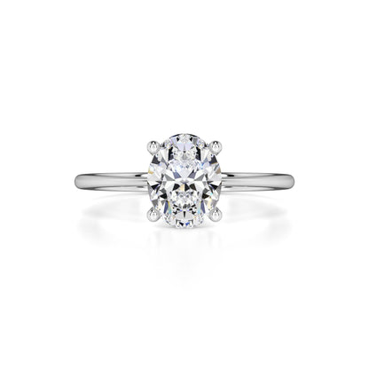 Griffin Moissanite Ring | White Gold | 1