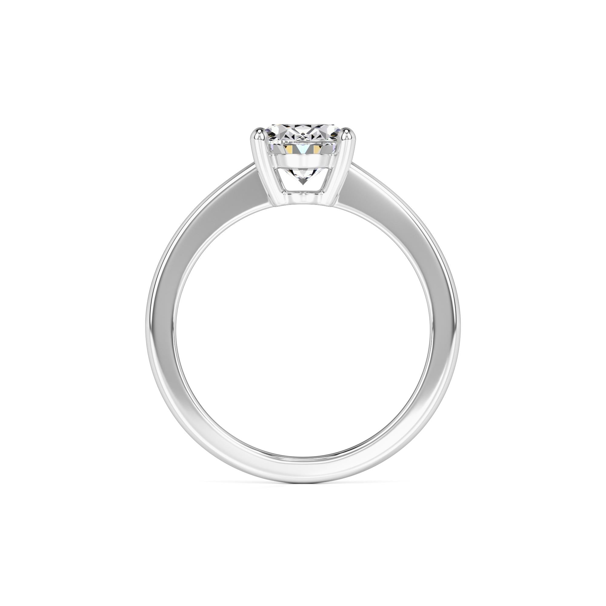Griffin Moissanite Ring | White Gold | 4