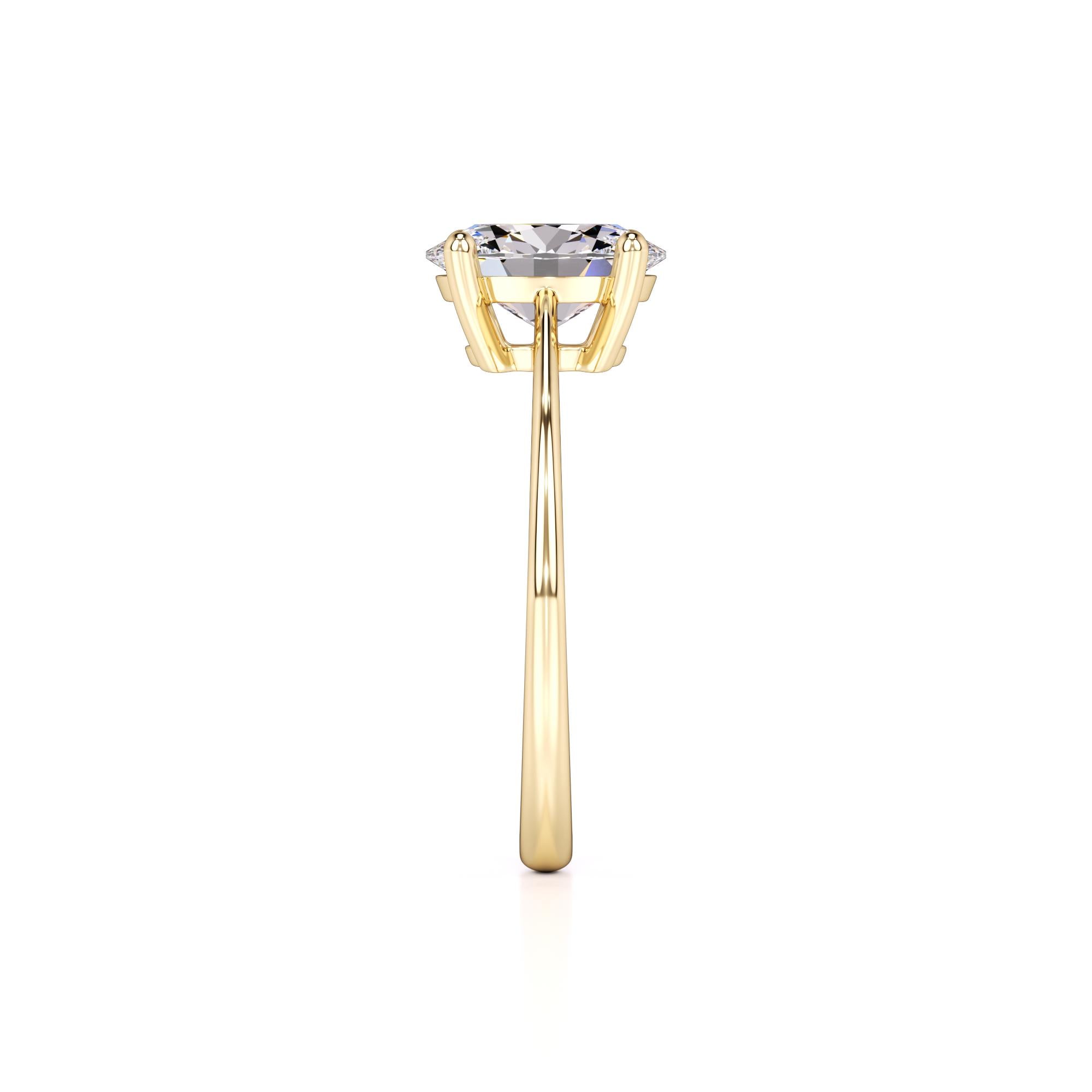Griffin Lab Grown Diamond Ring | Yellow Gold | 4
