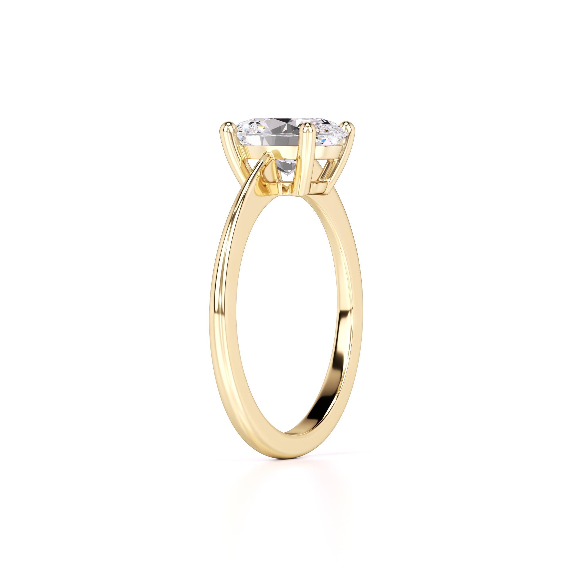 Griffin Lab Grown Diamond Ring | Yellow Gold | 3