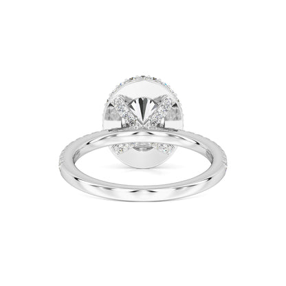 Gavin Moissanite & Lab Grown Diamond Ring | White Gold | 3
