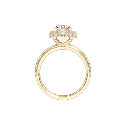 Gavin Moissanite & Lab Grown Diamond Ring | Yellow Gold | 4
