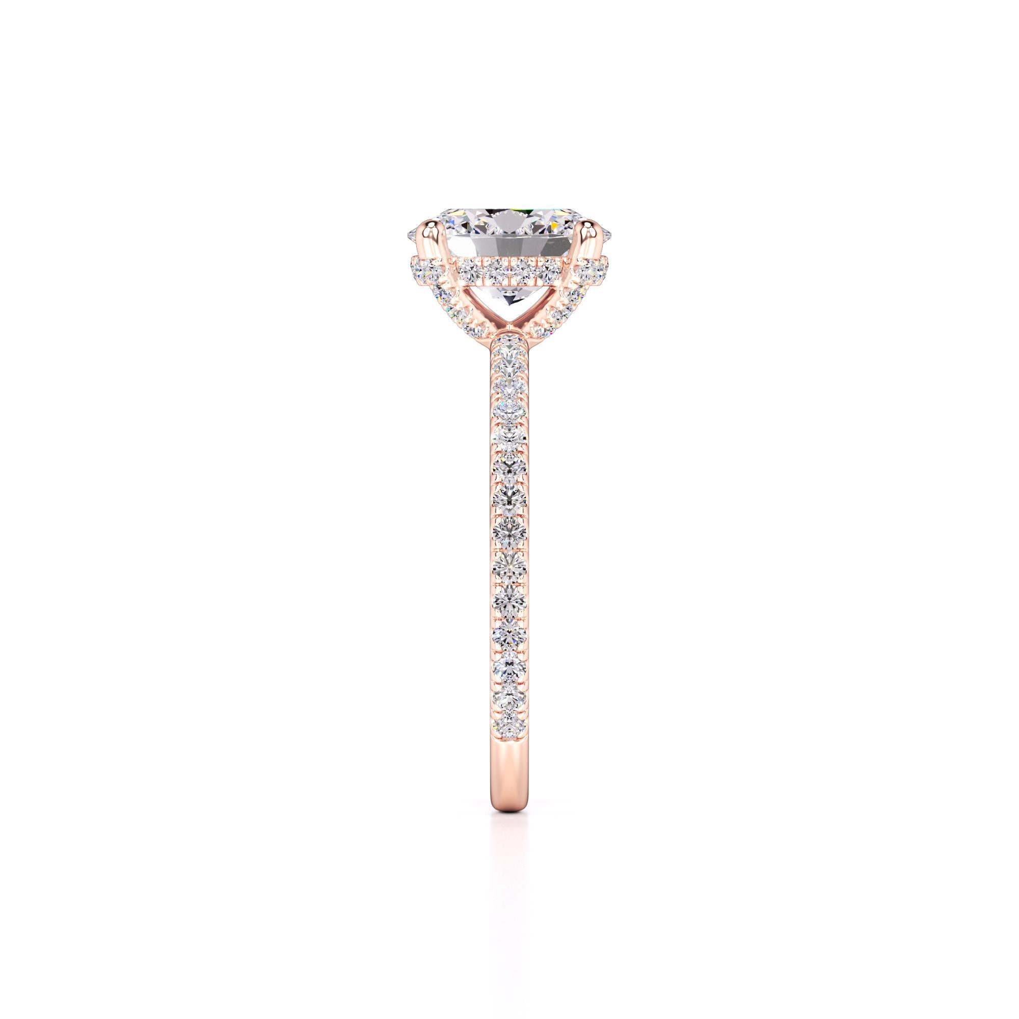 Rachel Lab Grown Diamond Ring | Rose Gold | 4