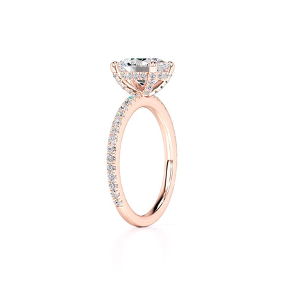 Rachel Lab Grown Diamond Ring | Rose Gold | 3