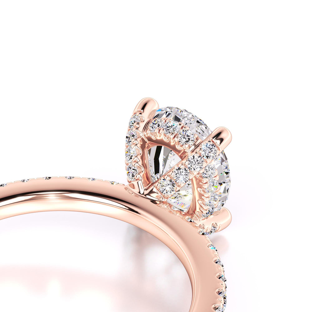 Rachel Lab Grown Diamond Ring | Rose Gold | 2