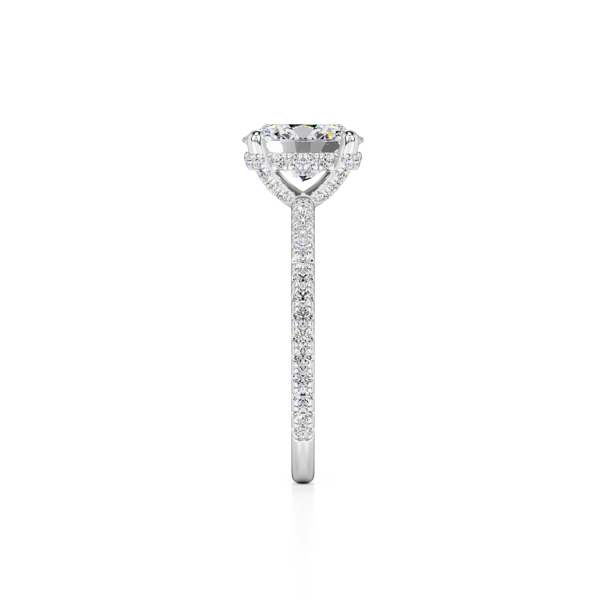 Rachel Lab Grown Diamond Ring | White Gold | 4
