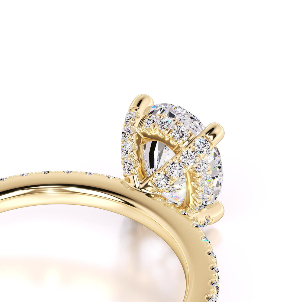 Rachel Lab Grown Diamond Ring | Yellow Gold | 2